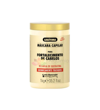 Máscara Fortalecimento Recarga de Queratina 1kg - Gota Dourada